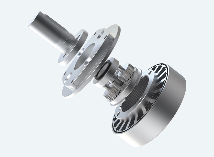 内嵌式齿轮箱电机模组